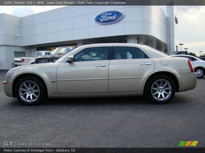 Linen Gold Metallic / Dark Slate Gray/Light Graystone 2006 Chrysler 300 C HEMI