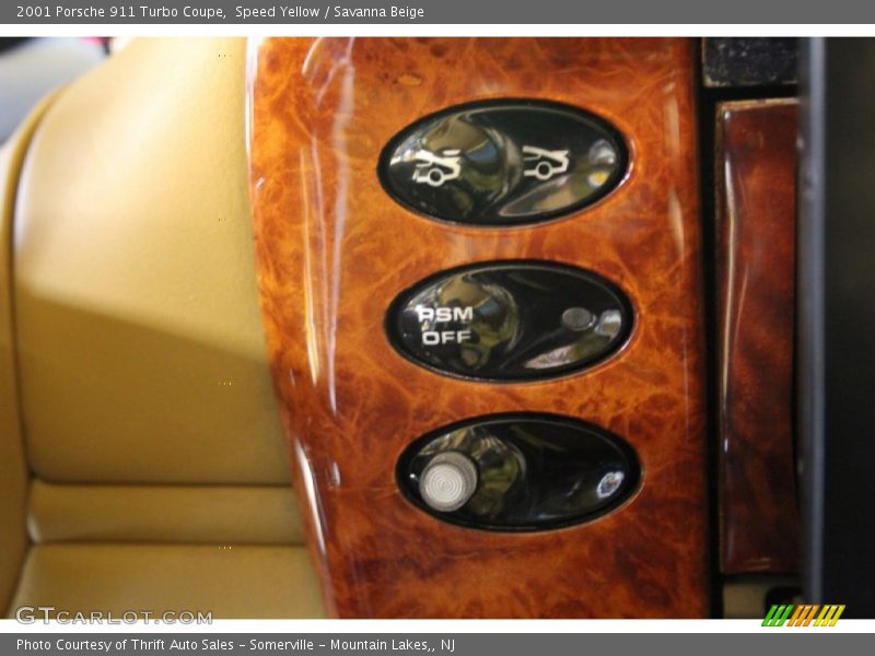 Speed Yellow / Savanna Beige 2001 Porsche 911 Turbo Coupe