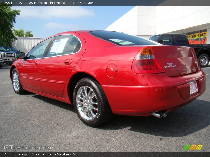 Inferno Red Pearl / Sandstone 2001 Chrysler 300 M Sedan