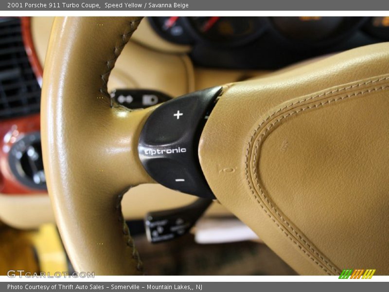 Speed Yellow / Savanna Beige 2001 Porsche 911 Turbo Coupe