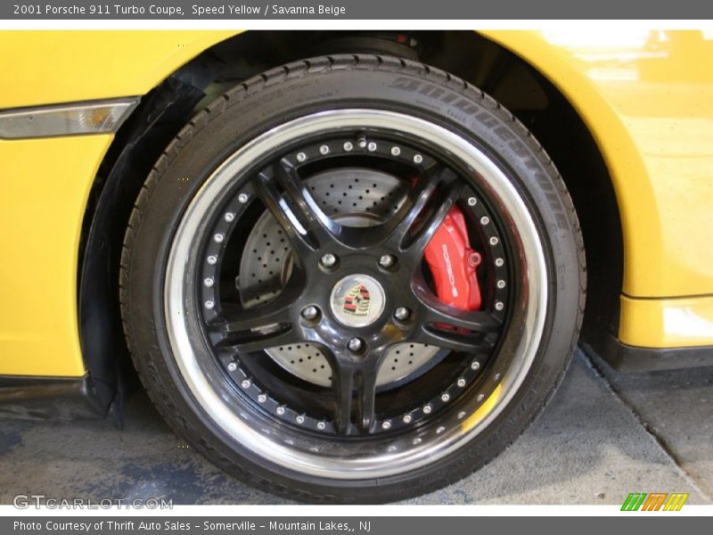 Speed Yellow / Savanna Beige 2001 Porsche 911 Turbo Coupe