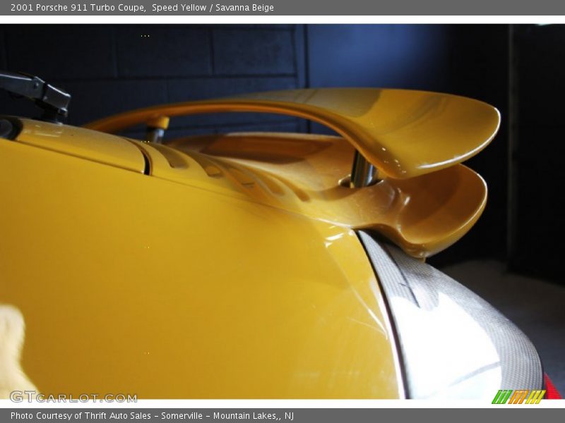 Speed Yellow / Savanna Beige 2001 Porsche 911 Turbo Coupe