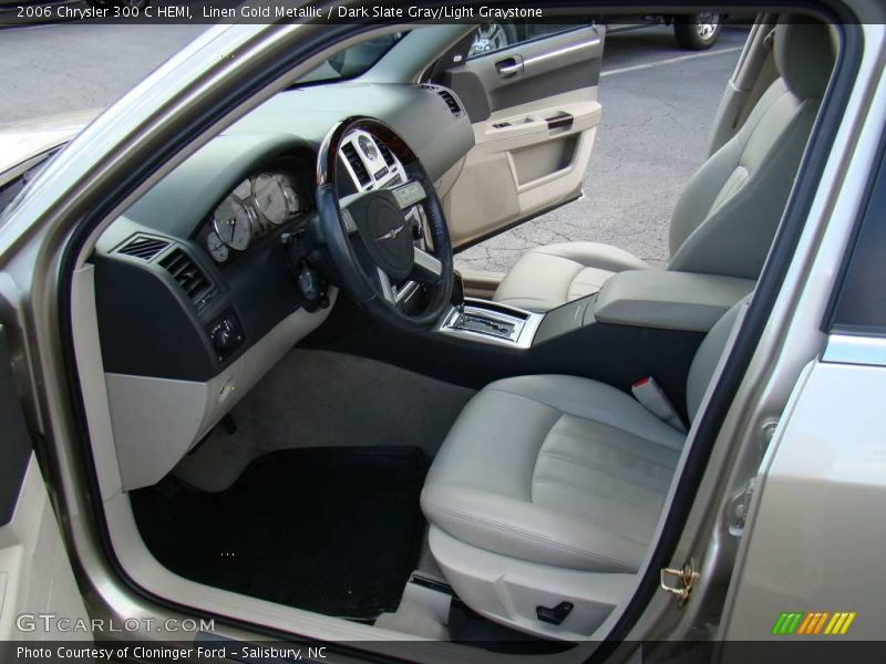 Linen Gold Metallic / Dark Slate Gray/Light Graystone 2006 Chrysler 300 C HEMI