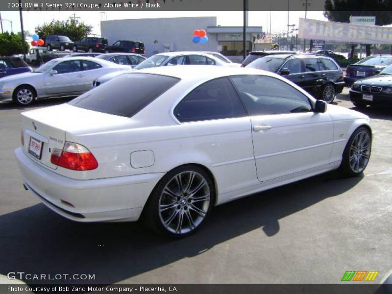 Alpine White / Black 2003 BMW 3 Series 325i Coupe