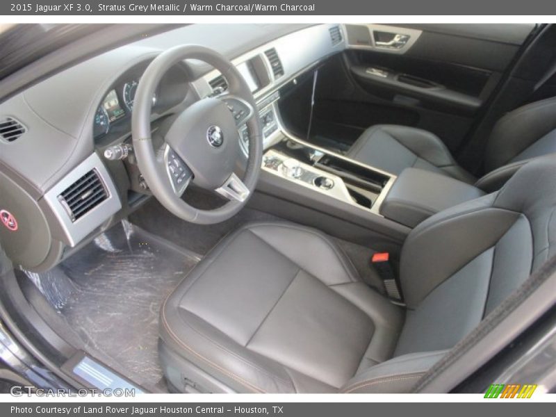 Stratus Grey Metallic / Warm Charcoal/Warm Charcoal 2015 Jaguar XF 3.0