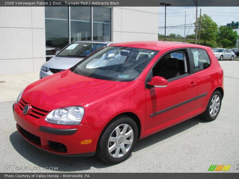 Tornado Red / Anthracite Black 2008 Volkswagen Rabbit 2 Door