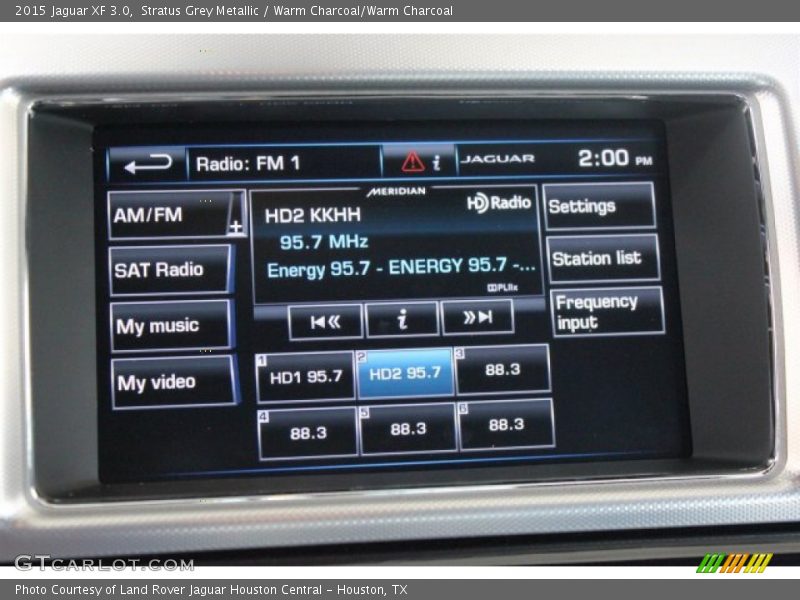 Stratus Grey Metallic / Warm Charcoal/Warm Charcoal 2015 Jaguar XF 3.0