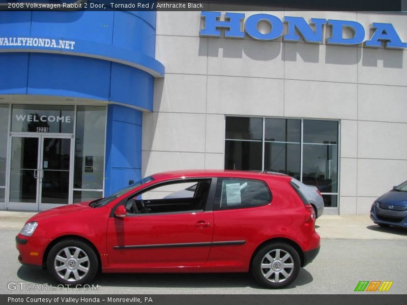 Tornado Red / Anthracite Black 2008 Volkswagen Rabbit 2 Door