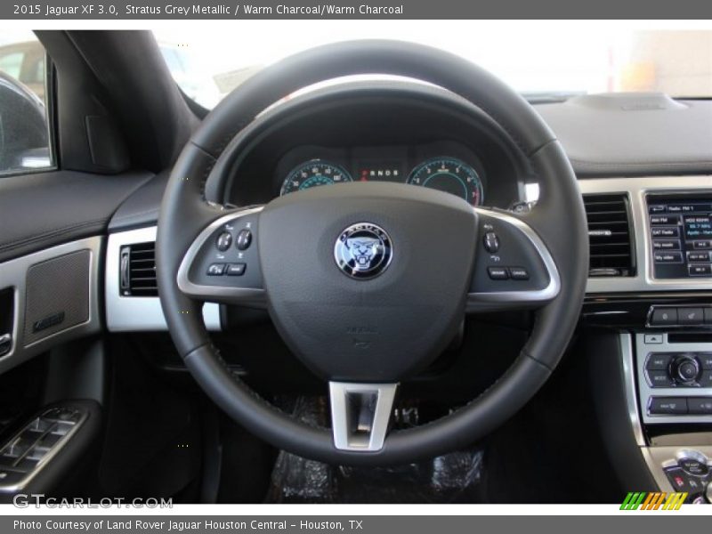 Stratus Grey Metallic / Warm Charcoal/Warm Charcoal 2015 Jaguar XF 3.0