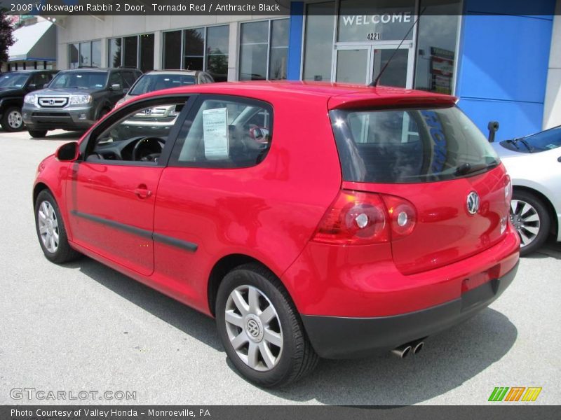 Tornado Red / Anthracite Black 2008 Volkswagen Rabbit 2 Door