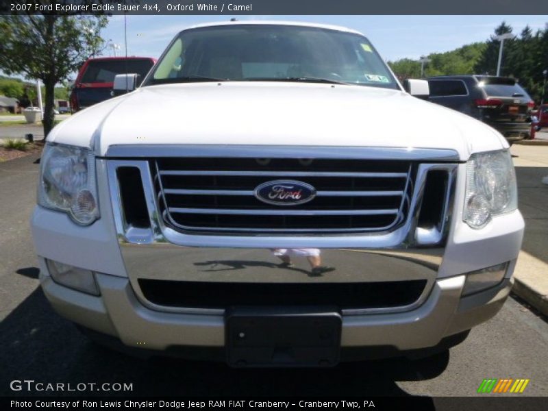 Oxford White / Camel 2007 Ford Explorer Eddie Bauer 4x4