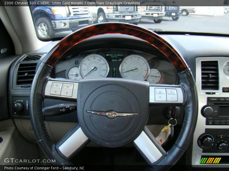 Linen Gold Metallic / Dark Slate Gray/Light Graystone 2006 Chrysler 300 C HEMI