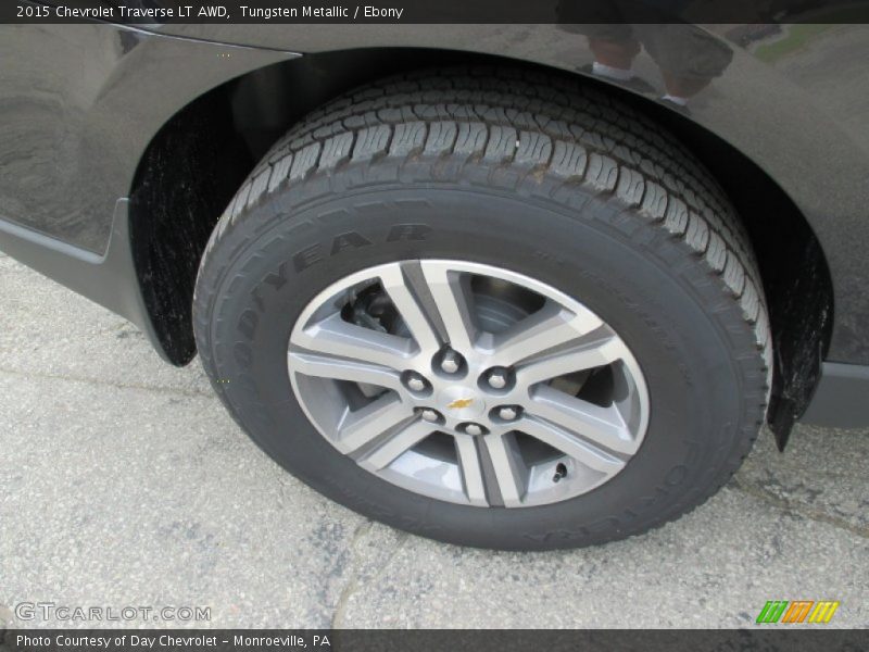 Tungsten Metallic / Ebony 2015 Chevrolet Traverse LT AWD