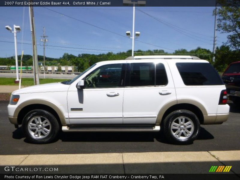 Oxford White / Camel 2007 Ford Explorer Eddie Bauer 4x4