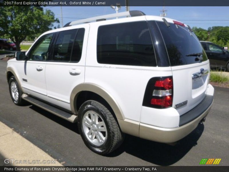 Oxford White / Camel 2007 Ford Explorer Eddie Bauer 4x4