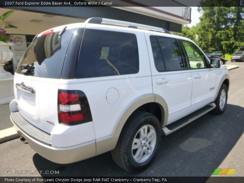 Oxford White / Camel 2007 Ford Explorer Eddie Bauer 4x4
