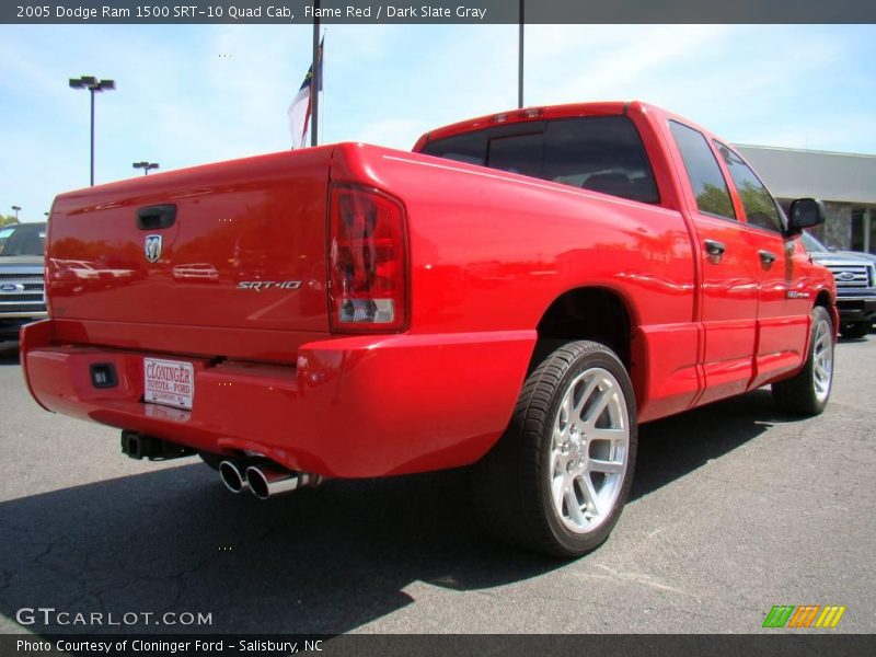 Flame Red / Dark Slate Gray 2005 Dodge Ram 1500 SRT-10 Quad Cab