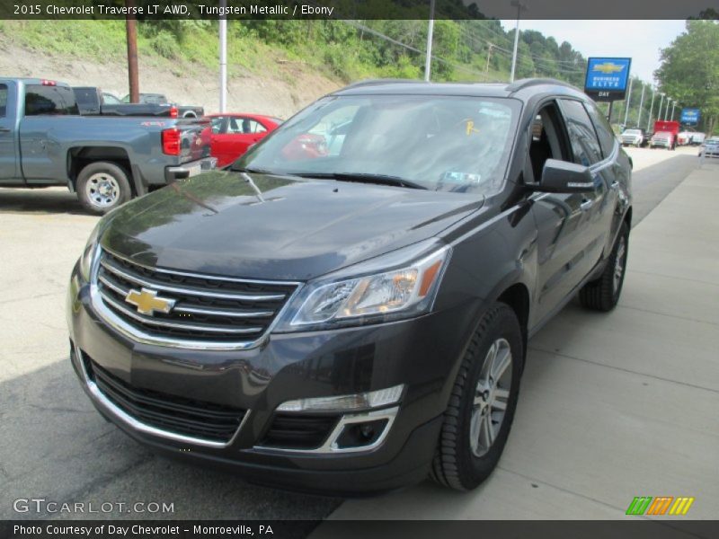 Tungsten Metallic / Ebony 2015 Chevrolet Traverse LT AWD