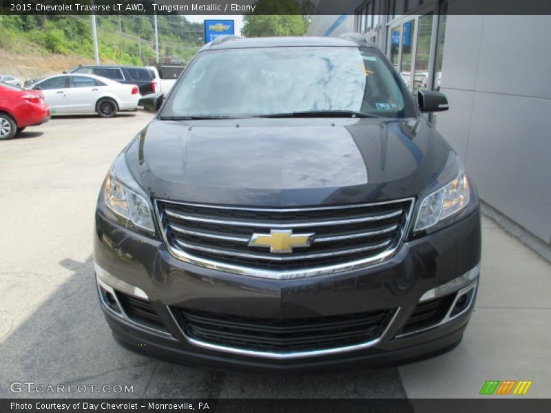 Tungsten Metallic / Ebony 2015 Chevrolet Traverse LT AWD