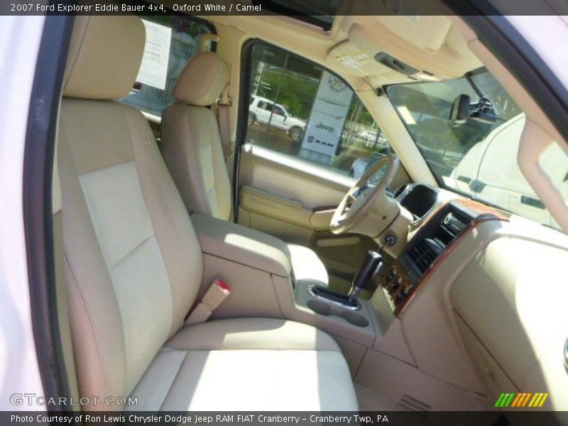 Oxford White / Camel 2007 Ford Explorer Eddie Bauer 4x4