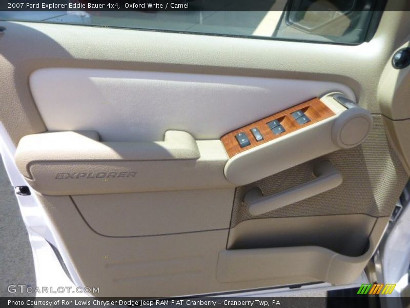 Oxford White / Camel 2007 Ford Explorer Eddie Bauer 4x4
