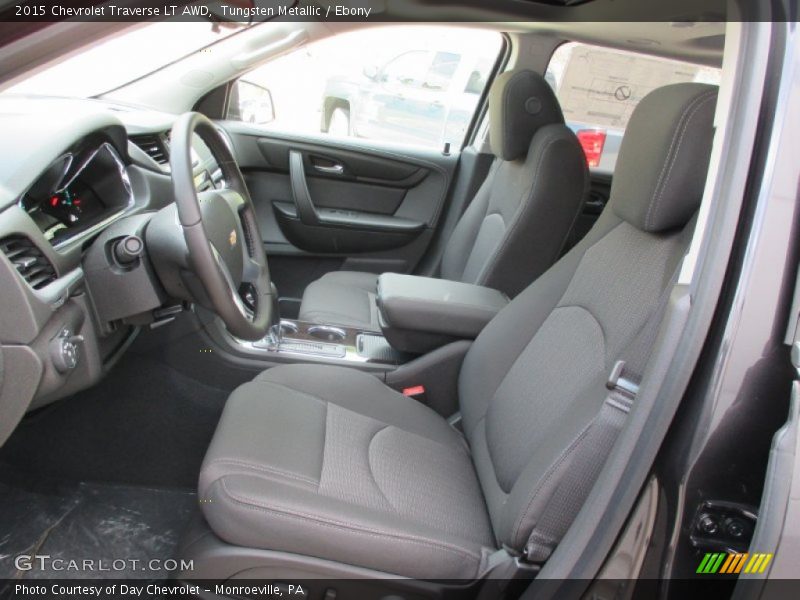 Tungsten Metallic / Ebony 2015 Chevrolet Traverse LT AWD