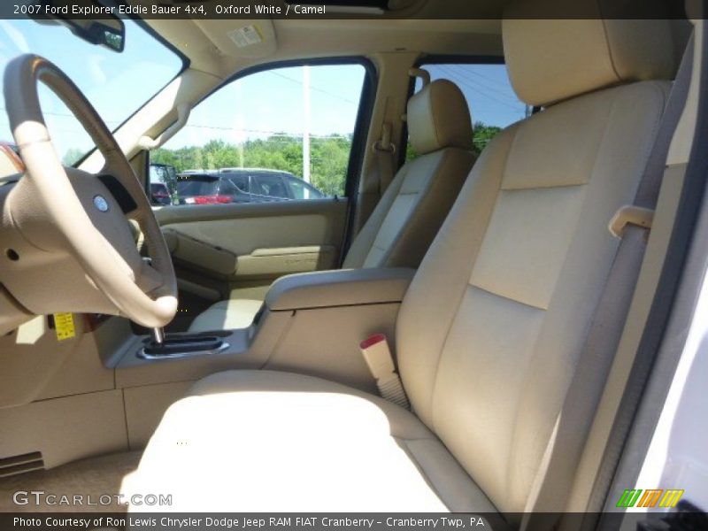 Oxford White / Camel 2007 Ford Explorer Eddie Bauer 4x4