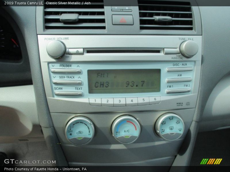 Classic Silver Metallic / Ash 2009 Toyota Camry LE