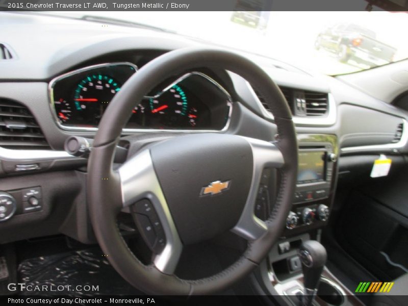 Tungsten Metallic / Ebony 2015 Chevrolet Traverse LT AWD