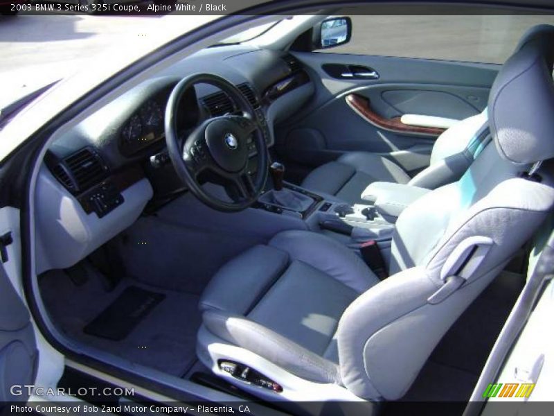 Alpine White / Black 2003 BMW 3 Series 325i Coupe