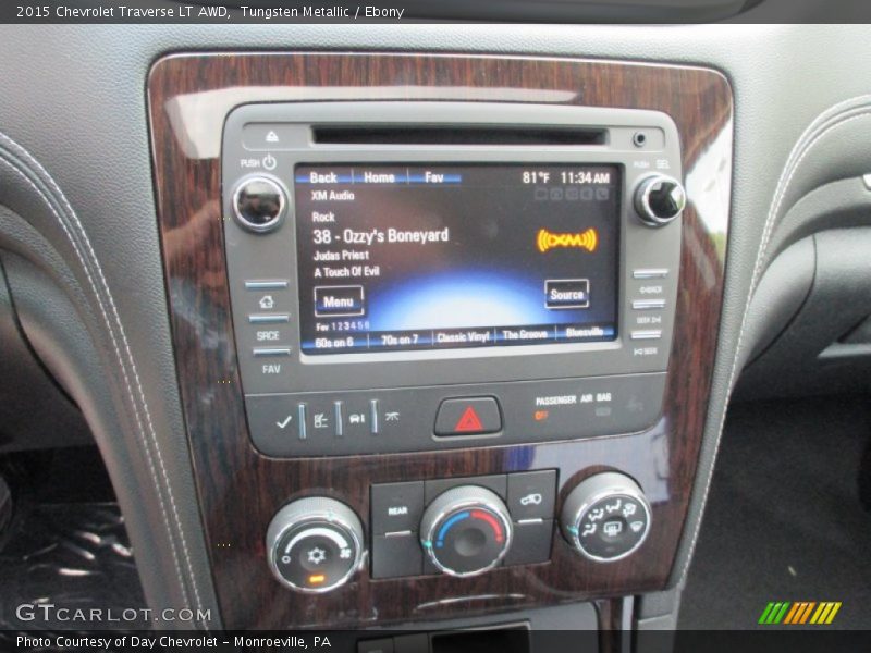 Tungsten Metallic / Ebony 2015 Chevrolet Traverse LT AWD