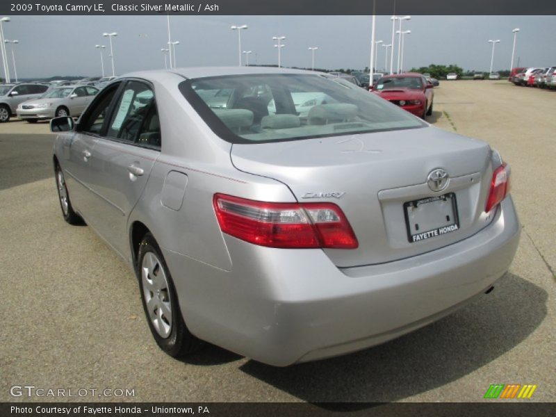 Classic Silver Metallic / Ash 2009 Toyota Camry LE