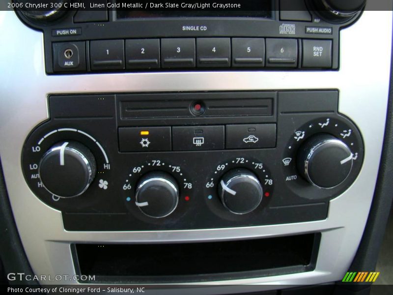 Linen Gold Metallic / Dark Slate Gray/Light Graystone 2006 Chrysler 300 C HEMI