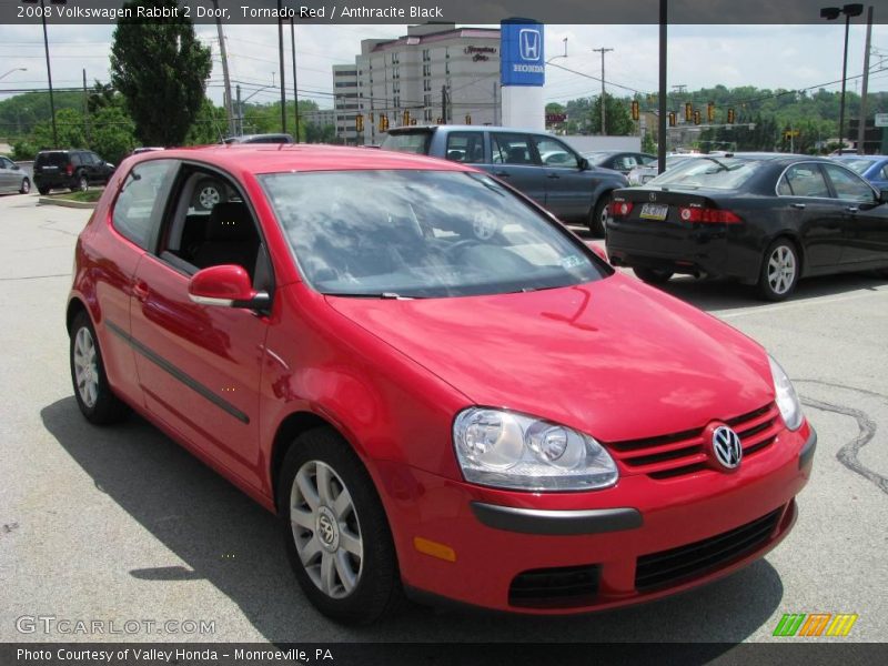 Tornado Red / Anthracite Black 2008 Volkswagen Rabbit 2 Door
