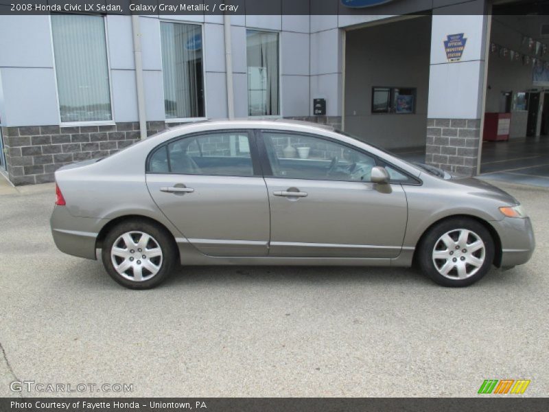 Galaxy Gray Metallic / Gray 2008 Honda Civic LX Sedan