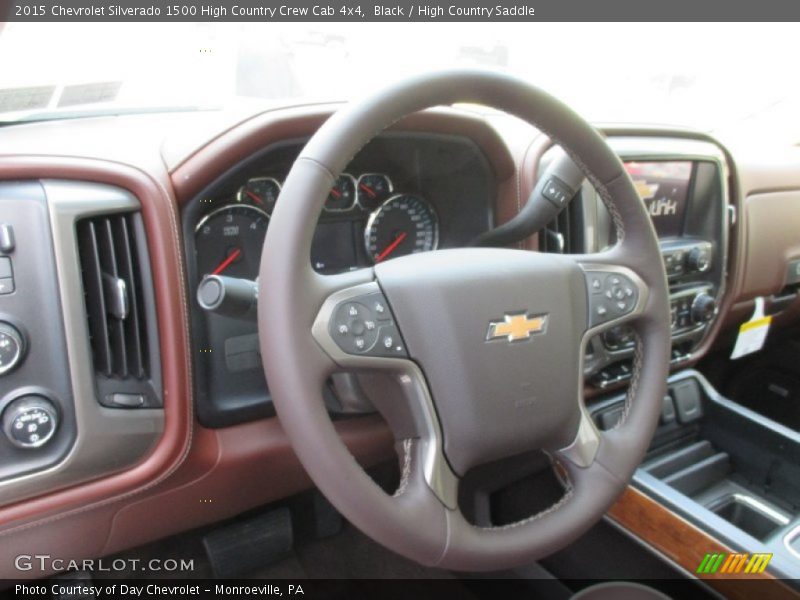 Black / High Country Saddle 2015 Chevrolet Silverado 1500 High Country Crew Cab 4x4