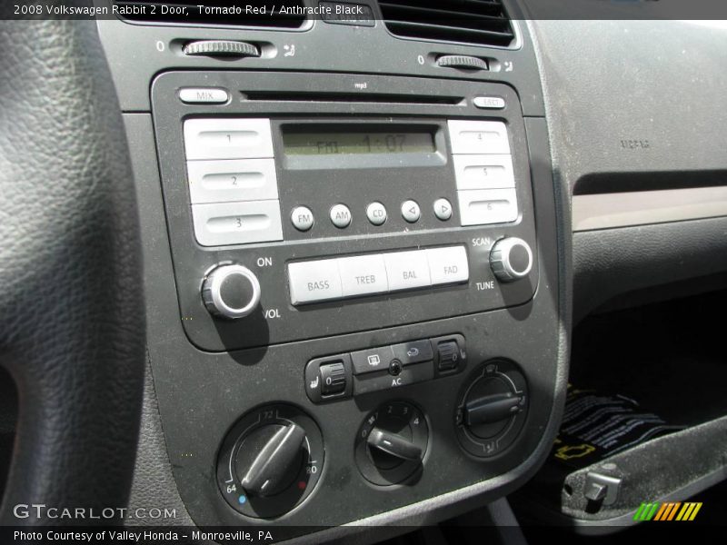 Tornado Red / Anthracite Black 2008 Volkswagen Rabbit 2 Door