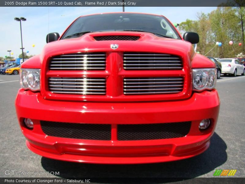 Flame Red / Dark Slate Gray 2005 Dodge Ram 1500 SRT-10 Quad Cab