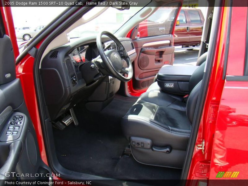 Flame Red / Dark Slate Gray 2005 Dodge Ram 1500 SRT-10 Quad Cab