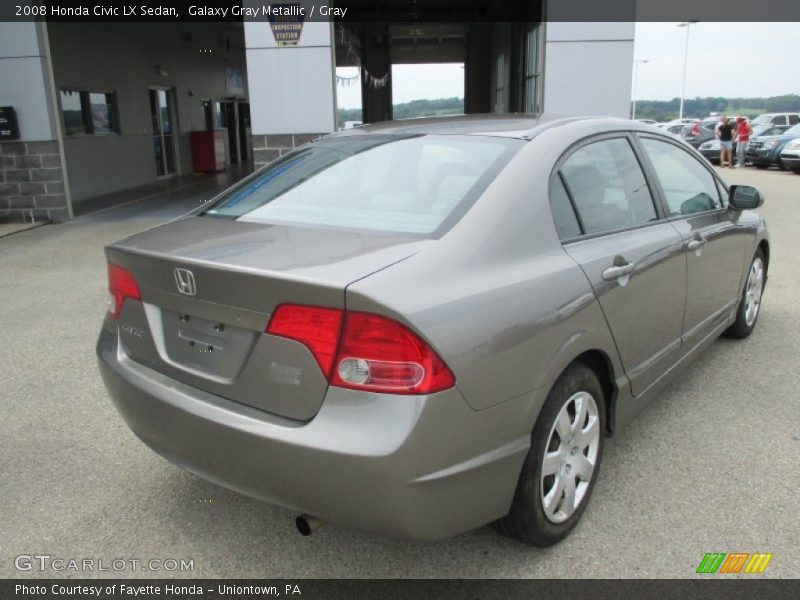 Galaxy Gray Metallic / Gray 2008 Honda Civic LX Sedan