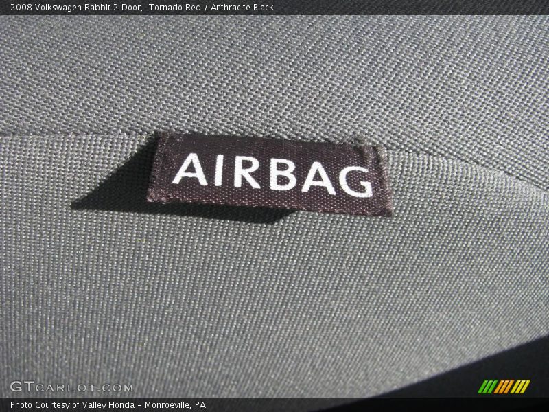 Tornado Red / Anthracite Black 2008 Volkswagen Rabbit 2 Door