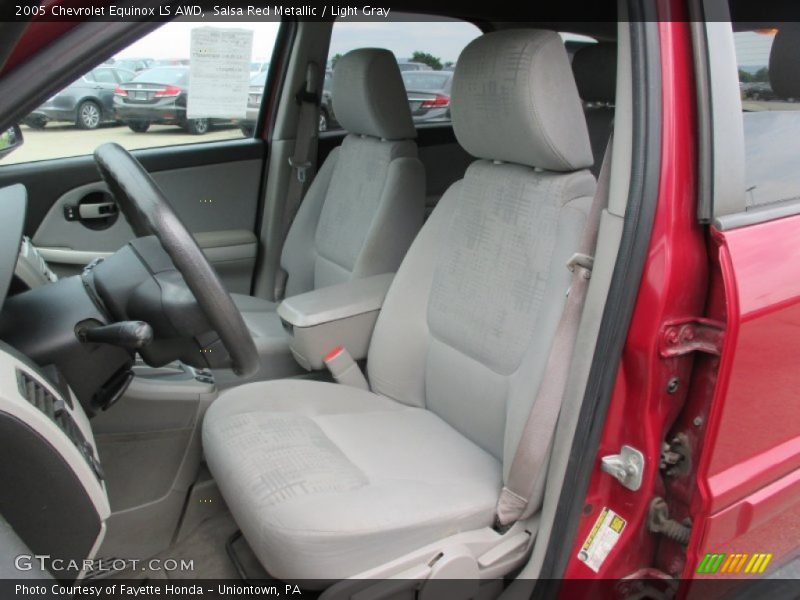 Salsa Red Metallic / Light Gray 2005 Chevrolet Equinox LS AWD