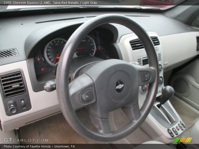 Salsa Red Metallic / Light Gray 2005 Chevrolet Equinox LS AWD