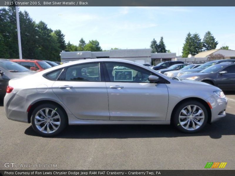 Billet Silver Metallic / Black 2015 Chrysler 200 S
