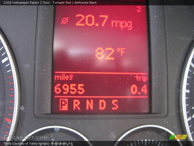 Tornado Red / Anthracite Black 2008 Volkswagen Rabbit 2 Door