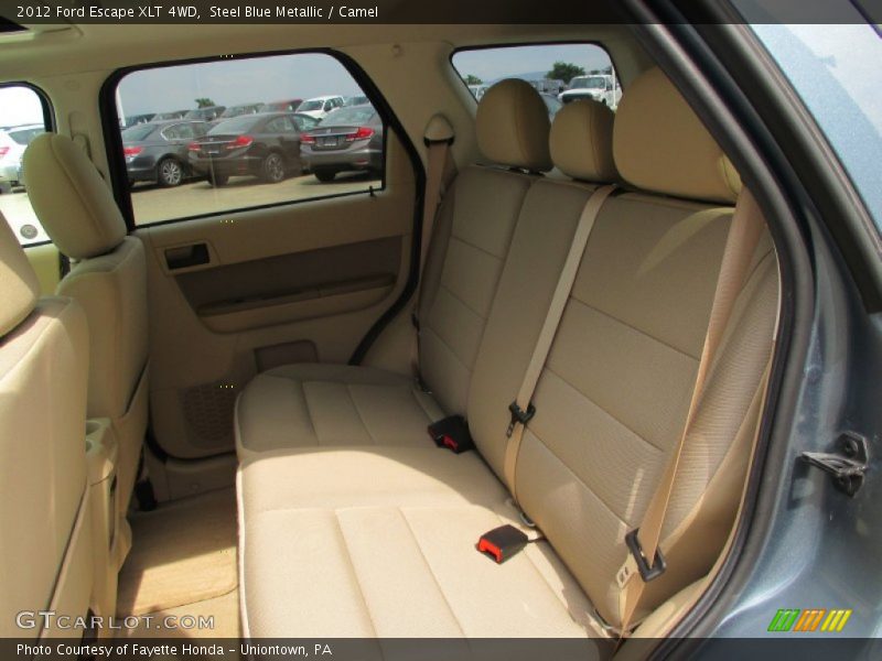 Steel Blue Metallic / Camel 2012 Ford Escape XLT 4WD