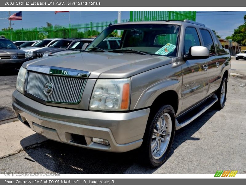 Silver Sand / Shale 2003 Cadillac Escalade EXT AWD