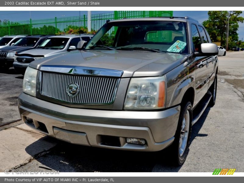Silver Sand / Shale 2003 Cadillac Escalade EXT AWD