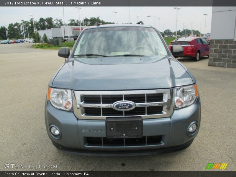 Steel Blue Metallic / Camel 2012 Ford Escape XLT 4WD