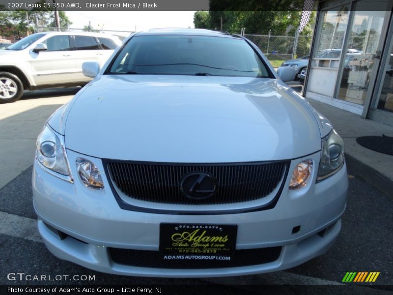 Glacier Frost Mica / Black 2007 Lexus GS 350 AWD
